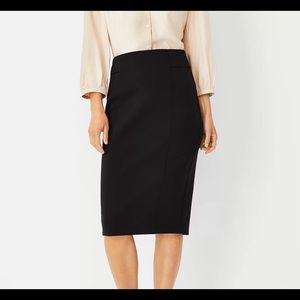 Navy High Waisted Ann Taylor Pencil Skirt